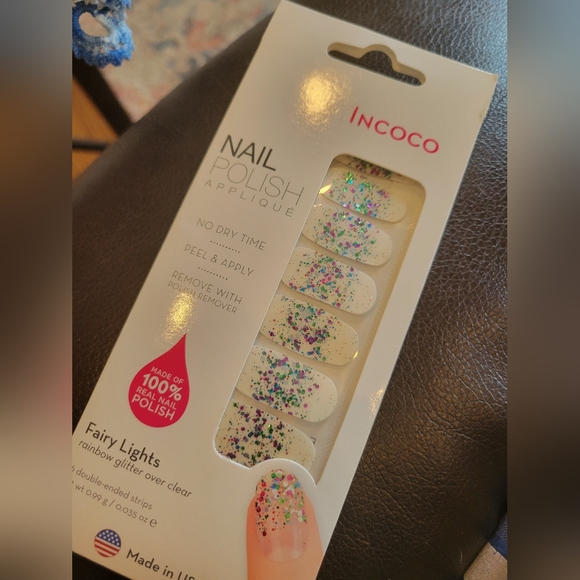 fairy light glitter incoco nails strips new nip - Picture 1 of 3